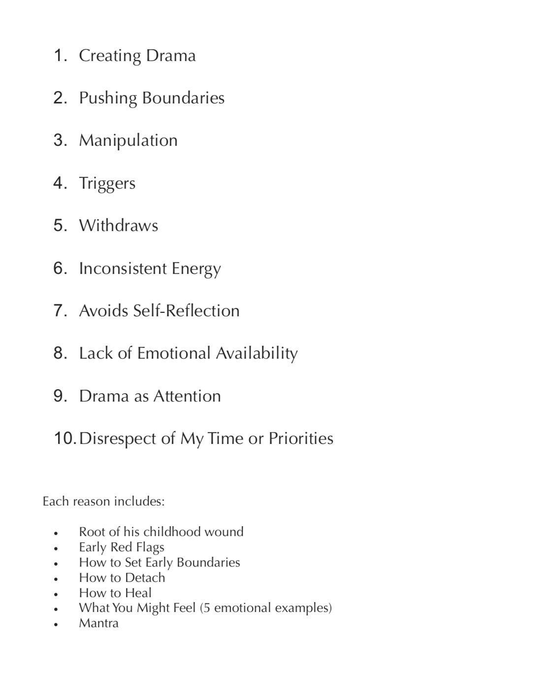 Guide: Rejecting The Unhealed: My Love Detox